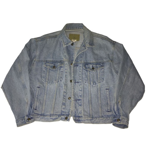 GAP Other - Gap Vintage Men’s Denim Jean Jacket Blue Light Wash Size Medium Y2K 305122-03-1